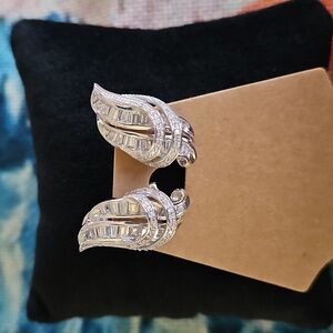 Geometric Rhinestone Statement Earrings